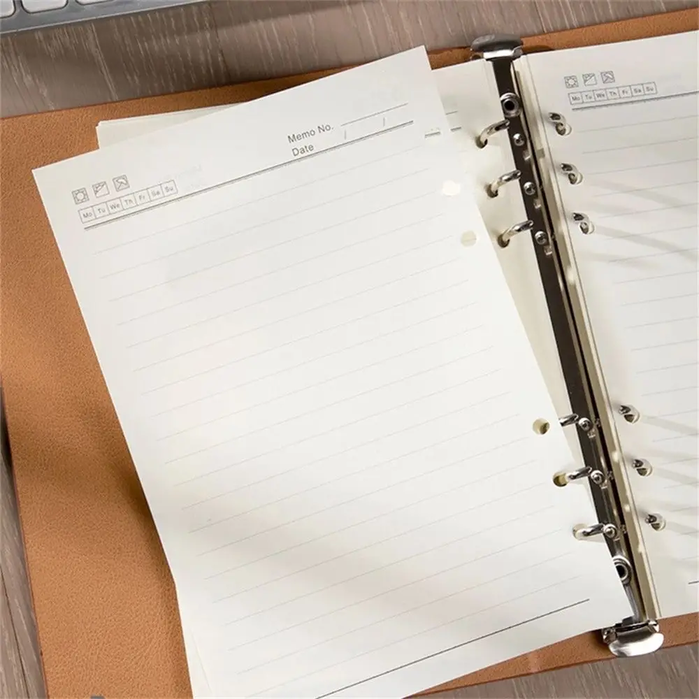 Imagem -05 - Caderno Espiral Folha Solta Organizador do Tempo Planejador Diário e Semanal Notebook Binder Diário Agenda Buracos