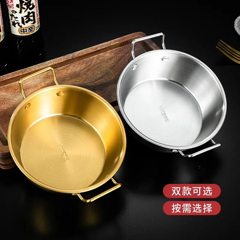 

Zml stainless steel bowl - double-handled bowl for salads, snacks, and food prep