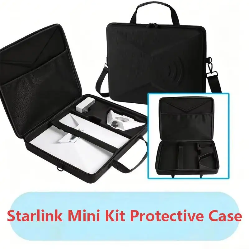 Starlink Mini Kit Hard Protective Carrying Case Waterproof Luggage Storage Bag Protective Bag Scratch-Resistant Travel Case