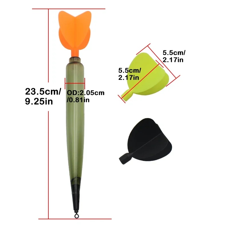Kit flotador marcador profesional para carpa con cambio rápido giratorio