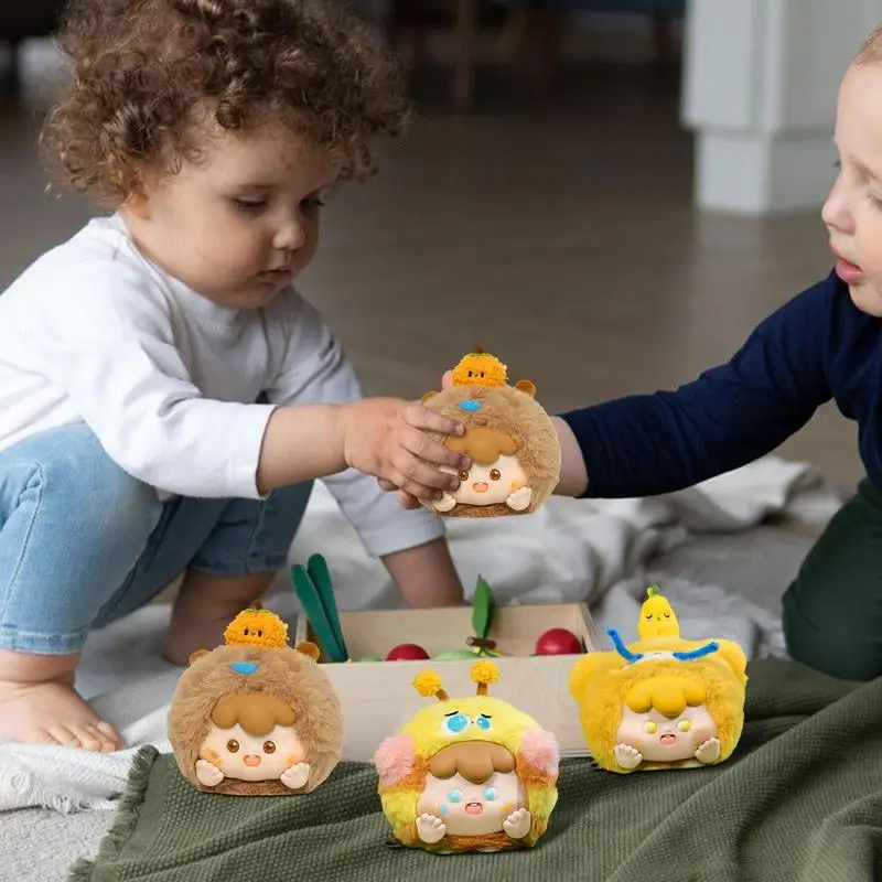 Jouet mignon en peluche pour fille et garçon, figurine d'animal, multifonctionnelle, douce et confortable