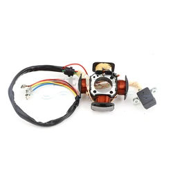 CG125 Stator Magneto Coil 4 Pole Plate Ignition Foot starter For honda CG125 150CC CB 125