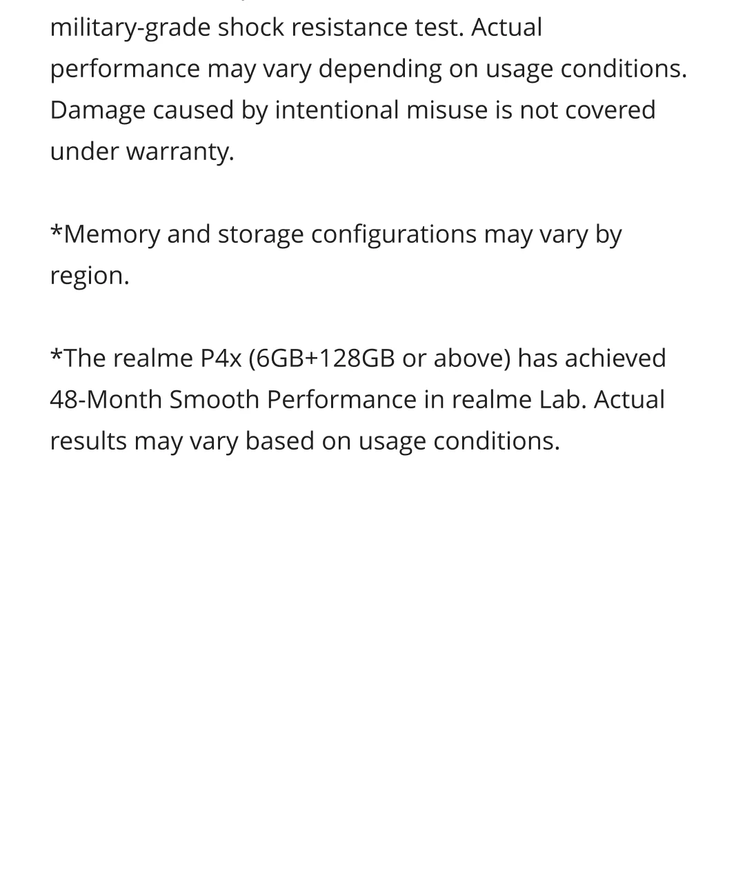 Smartphone realme P4x Russian Version NFC 8000mAh Battery 45W Charge 50MP AI Camera IP64