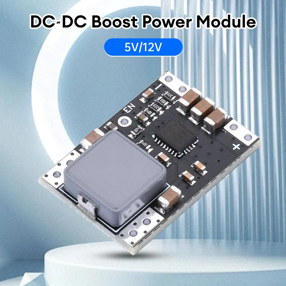 DC-DC Booster Power Module DC 3-4.2V to 5V 4A DC 3-11V to 12V 3A High Power Lithium Battery Boost DC-DC Boost Conversion Module