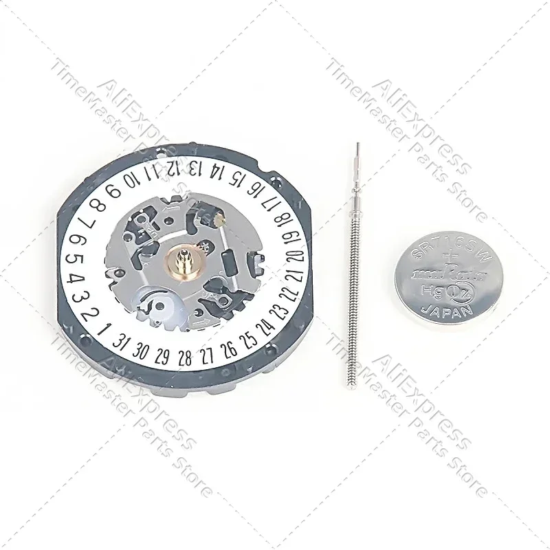 Vx12e Bewegungs datum bei japanisches Uhrwerk vx12 ultra dünner Quarz/drei Zeiger (h/m/s) mit Kalender uhr zubehör