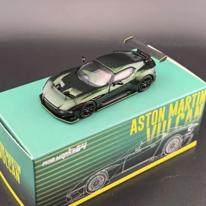 Fijne Werken 1/64 Aston Martin Vulcan APAxpo Legering Motorvoertuig Diecast Modellen Auto Speelgoed Collectie Kerstcadeaus Jongen