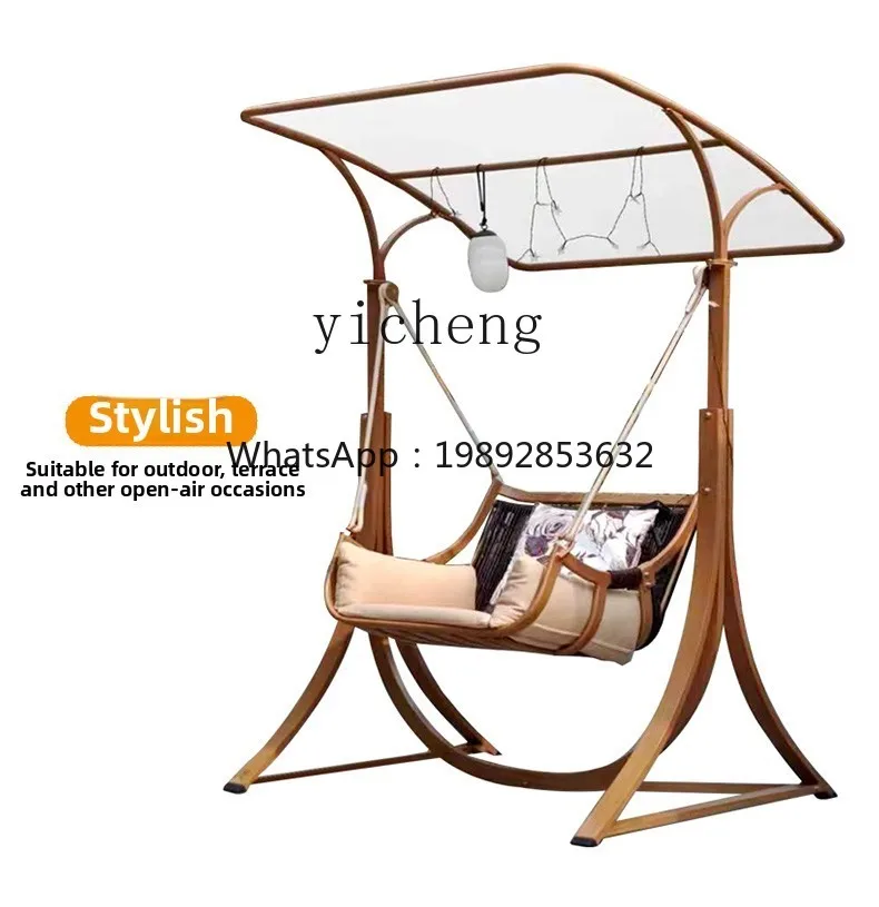 

YZ swing outdoor courtyard leisure hammock rocking chair balcony rattan chair home cradle chair