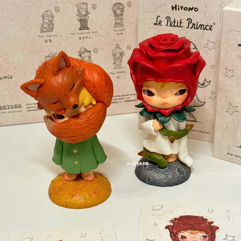 Genuine Hirono×Le Petit Prince Series Anime Figures Cute Aviator Collectible Toys King Model Figures Room Ornaments Gift ﻿ ﻿ ﻿ ﻿