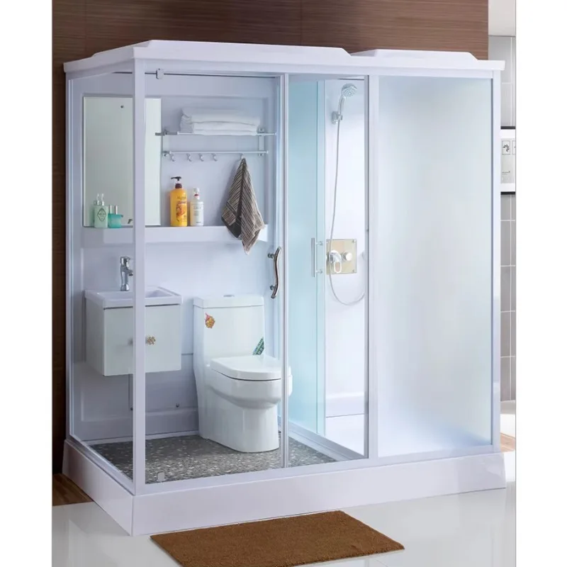 Customization Dry Wet Separation Whole Prefab Steam Acrylic Shower Room