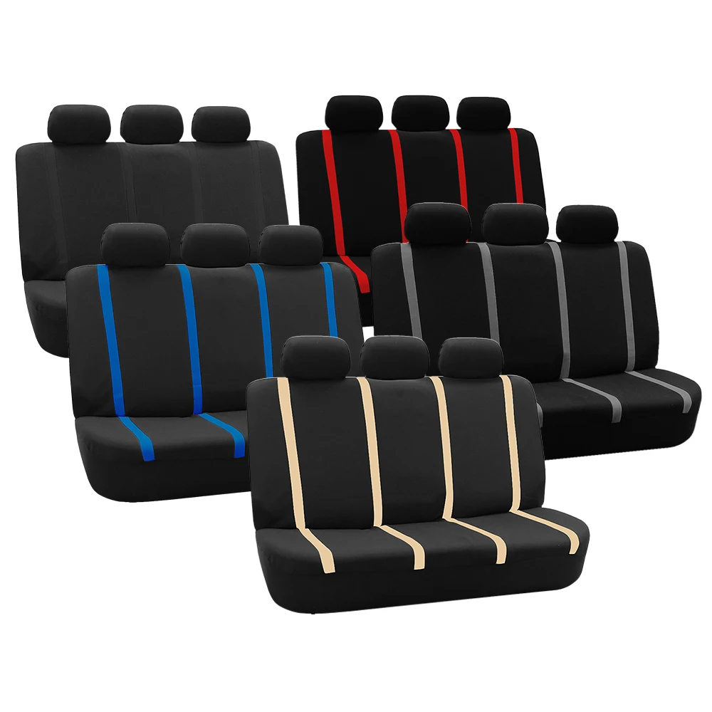 Car Seat Covers Automobile Rear Seat Protector Cover Universal Polyester Rear Seat Covers Car Accessories Interior