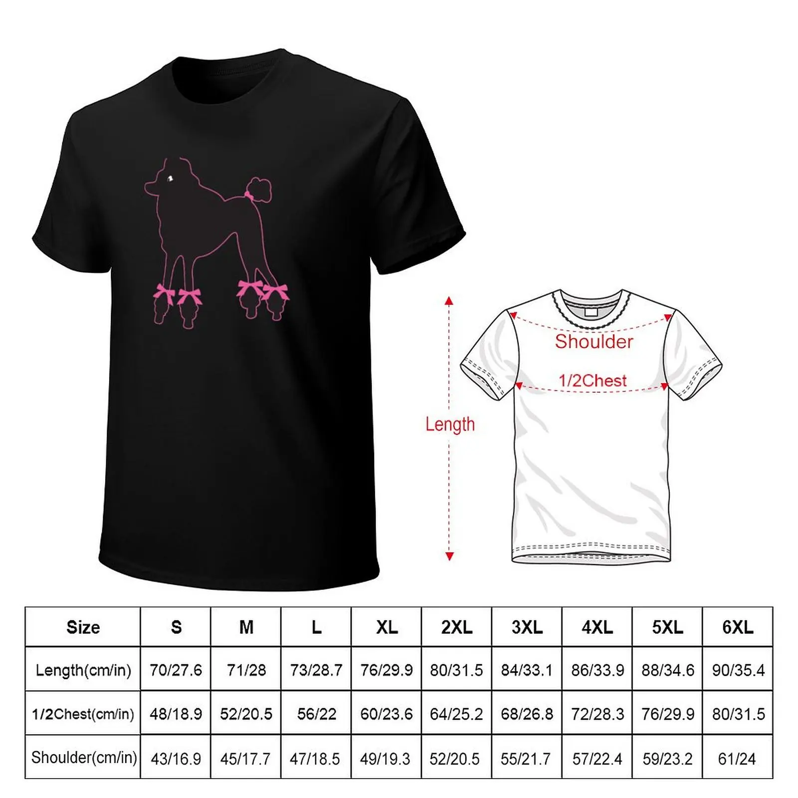 Poodle Skirt 1950s Sock Hop Costume Record Hop Dance T-Shirt Halloween Casual T-Shirt