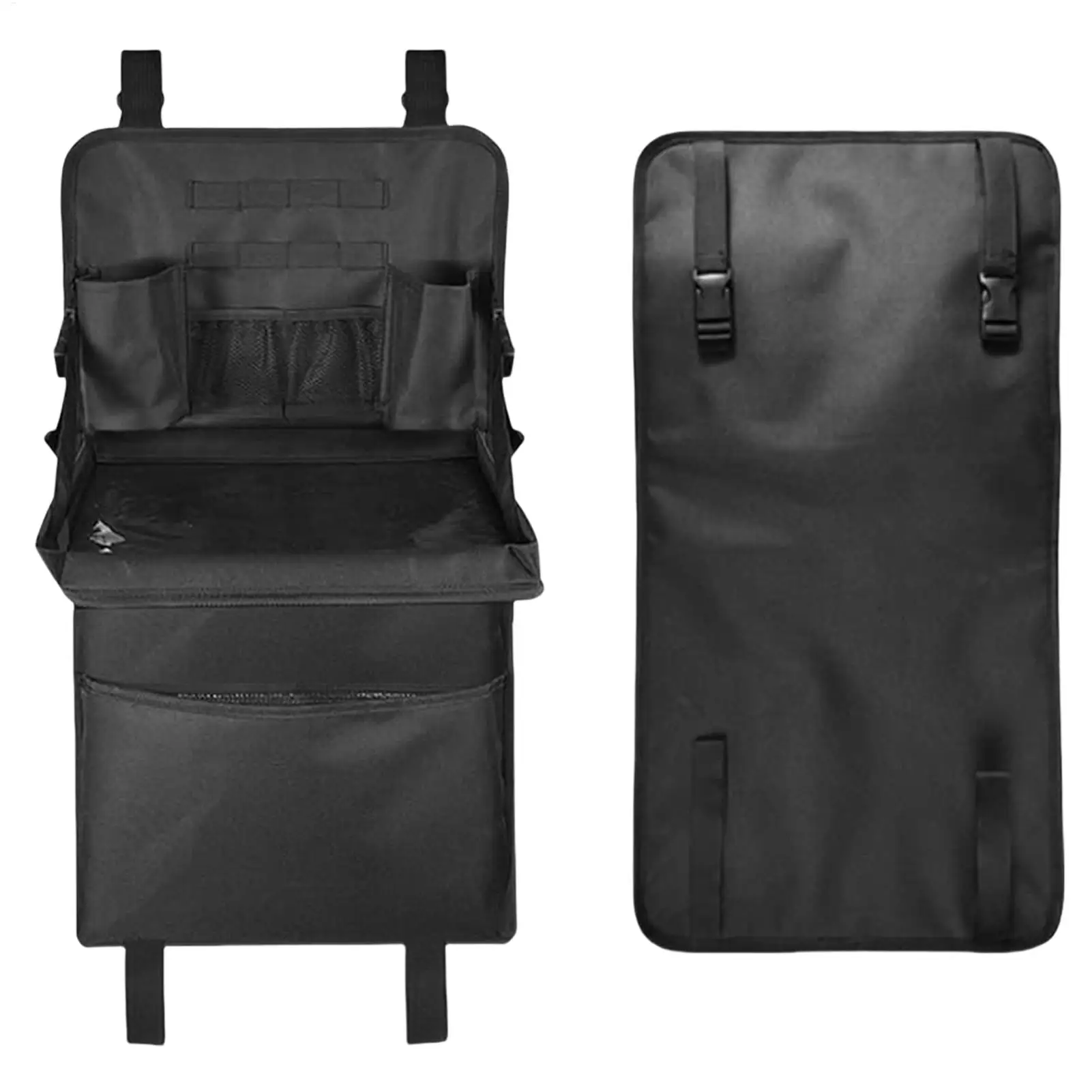 Behind Seat Car Organizer Foldable Multifunctional Travel Makeup Bag Auto Organization For Van Camping Truck Long Drive