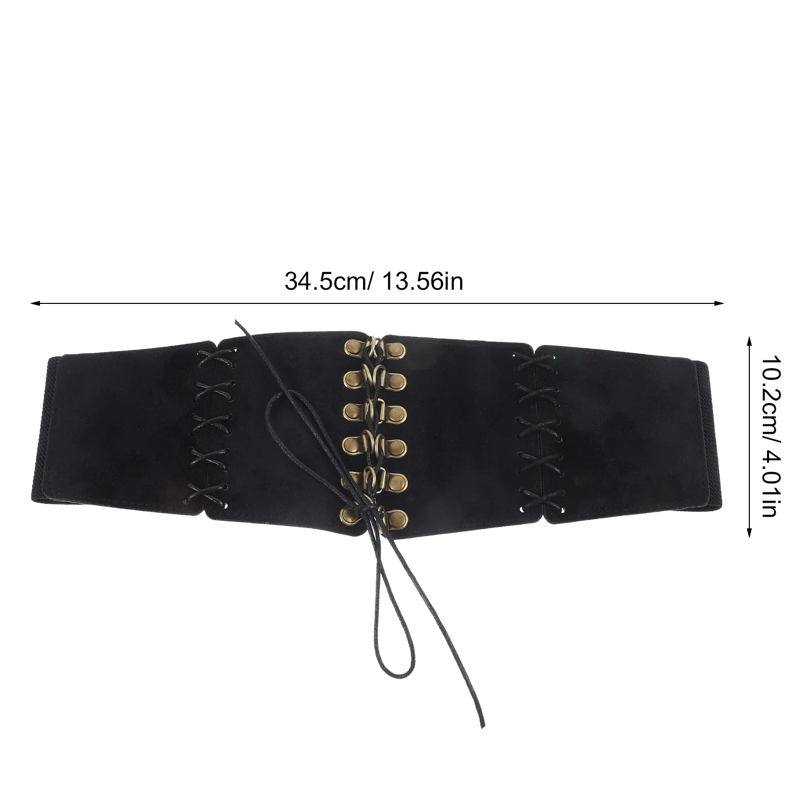 حزام خصر عريض مرن للنساء، حزام لف قابل للتمدد، عقدة من جلد الغزال الناعم، حزام خصر أنيق لملابس المعطف #4