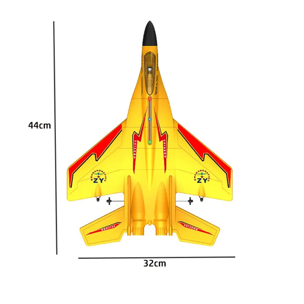 ZY-530 2.4 جيجا هرتز Rc التحكم عن بعد طائرة مقاتلة رغوة الكهربائية التحكم عن بعد مقاتلة جيت USB شحن مع أضواء ملونة #6