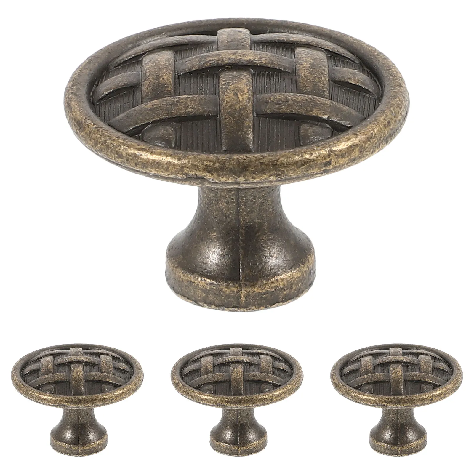 

4 Pcs Cabinet Pulls for Cupboard Dresser Knobs Drawer Hardware Door Furniture Drawer Knobs Elegant Lightweight
