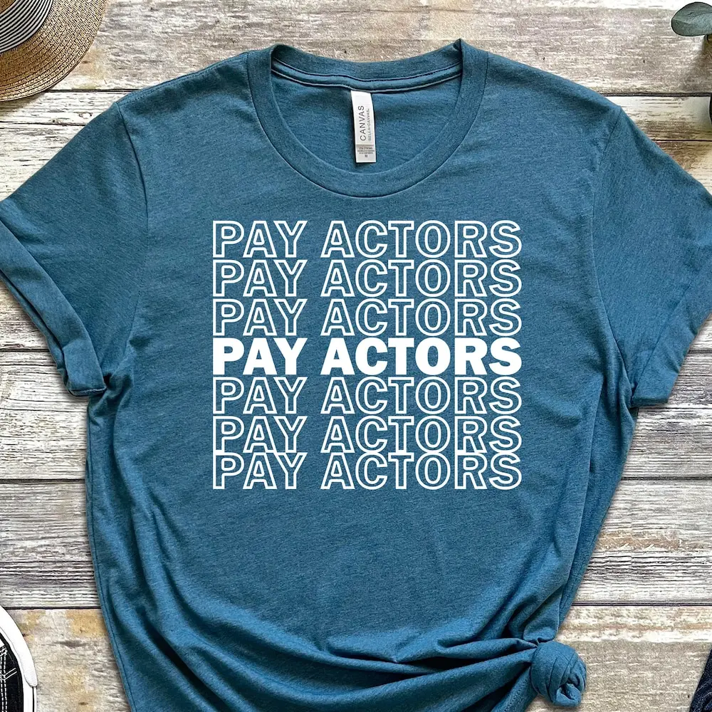 Sag Aftra Wga Strike T Shirt Writers Guild Of America Gear Support Pay Writer'S For