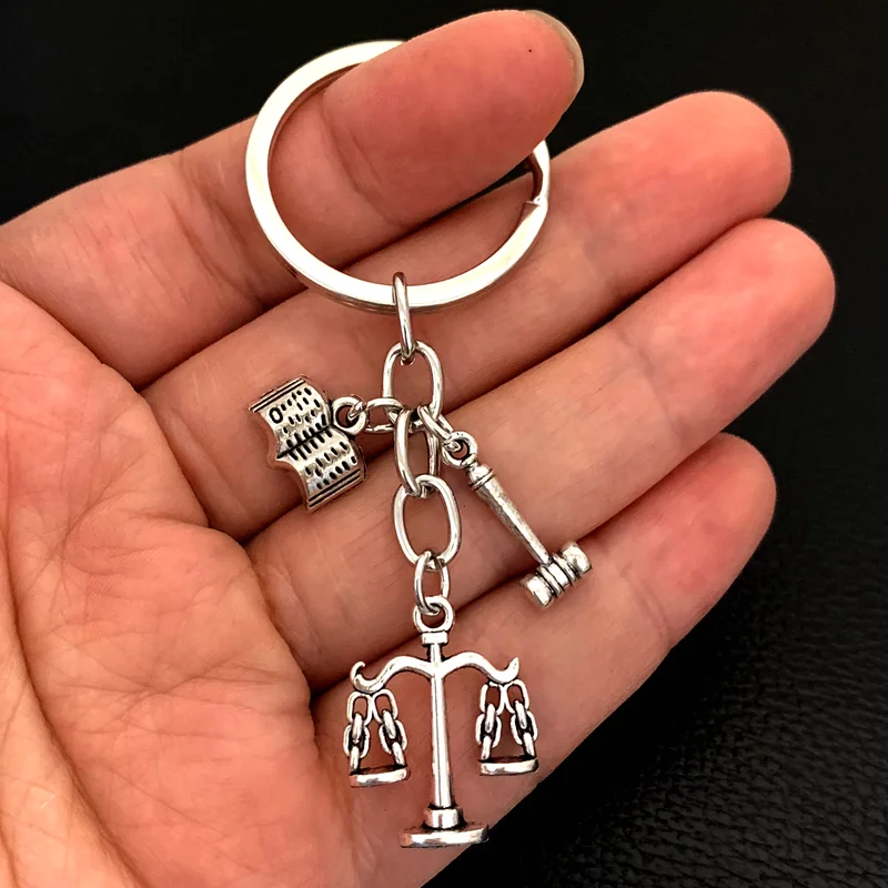 سلاسل المفاتيح ذات الطابع المحامي، المطور، المعلقات رمز القانون، مناسبة للمحترفين القانونيين. #3