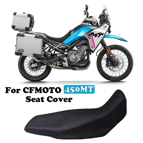 Funda para asiento de motocicleta CFMOTO 450MT 450 MT, tela de malla 3D, cojín protector para asiento, accesorios 450MT, funda de asiento con aislamiento térmico