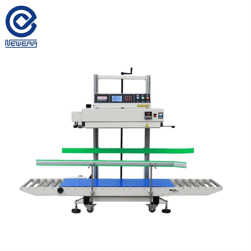 High performance over wrapping machine vertical continuous band sealing machine XJY280L