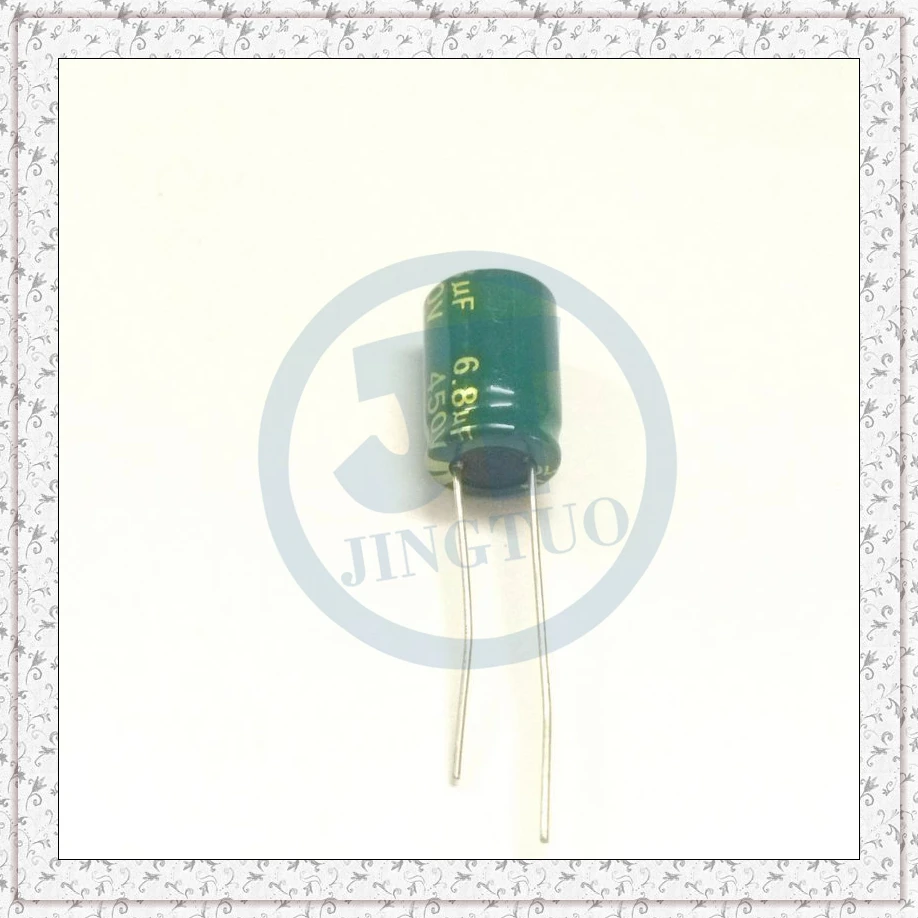 10pcs 6.8uF450V 450V6.8uF 6.8MFD 450WV 10*13mm Radial Aluminum Electrolytic Capacitor