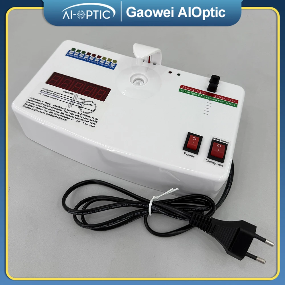 UV-100 Optische Lens UV- & Blauwlichtdetector - Professionele Anti-UV Stralings Ultraviolet Beschermingstester Meter