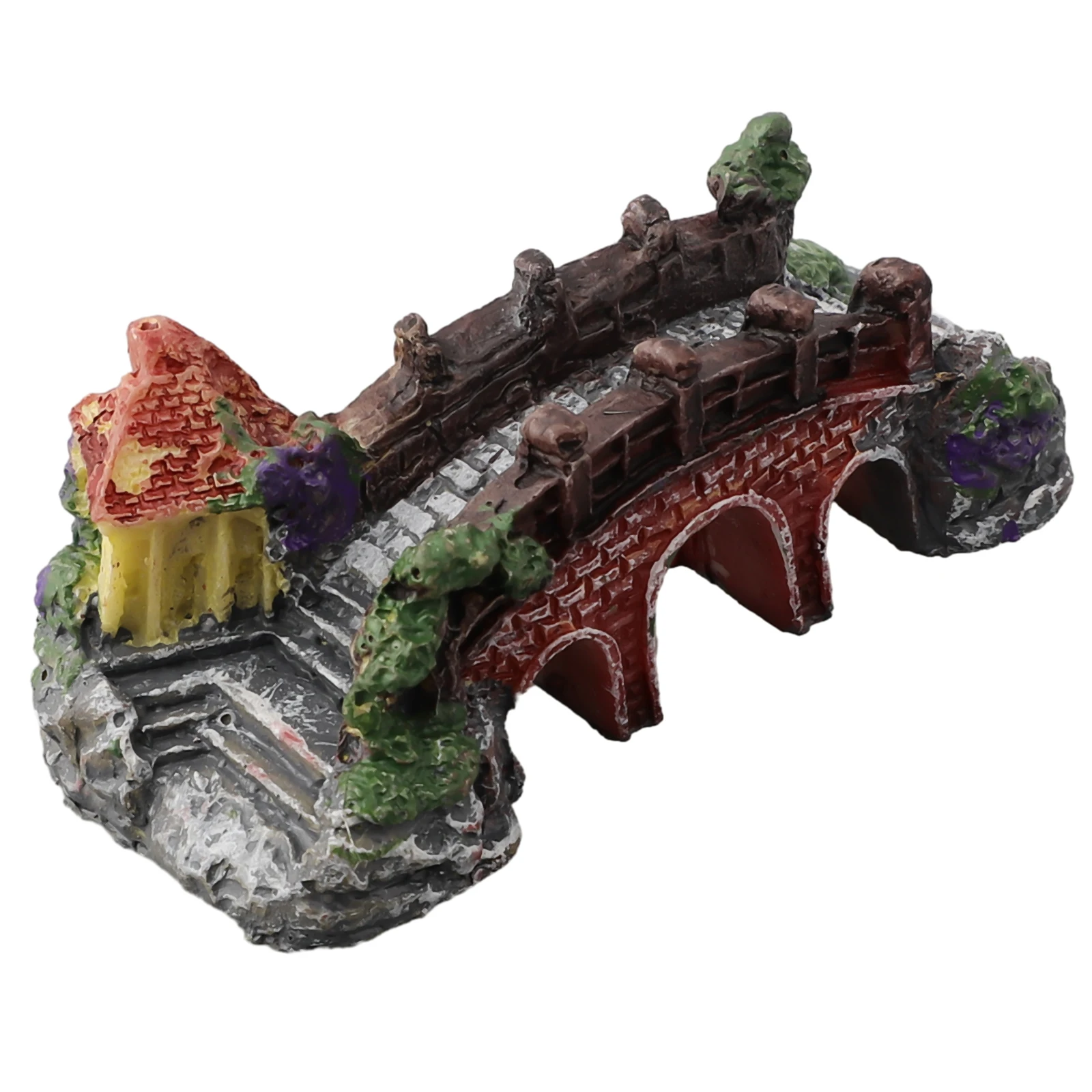 

Decoration Background Aquarium Ornaments For Fish Tank Bridge Landscape Landscaping Accessories Pet Supplies Resin Tree Plants