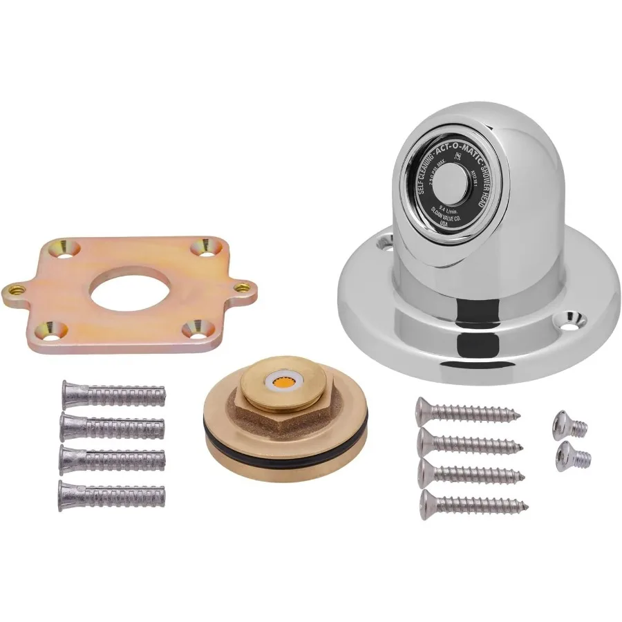 고교통량 공중화장실용 2.5 GPM 유량의 AC450 ActOMatic 기관용 샤워헤드, 파손 방지 디자인 콘형