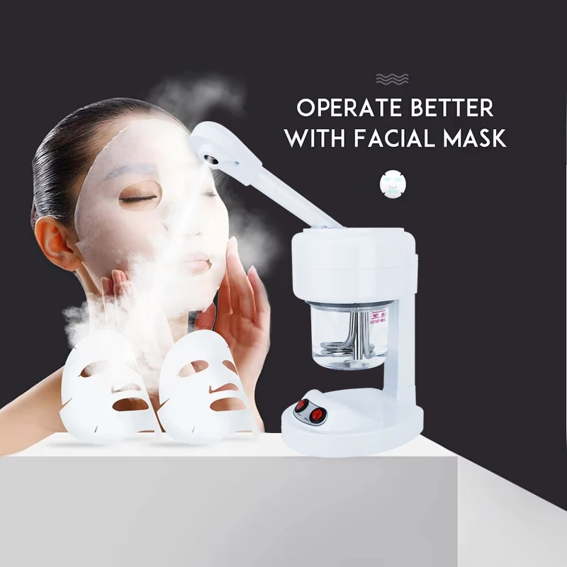 Professional nanoion steam beauty device spray mode hot steam for deep hydration skin care tender skin facial moisturizer beauty