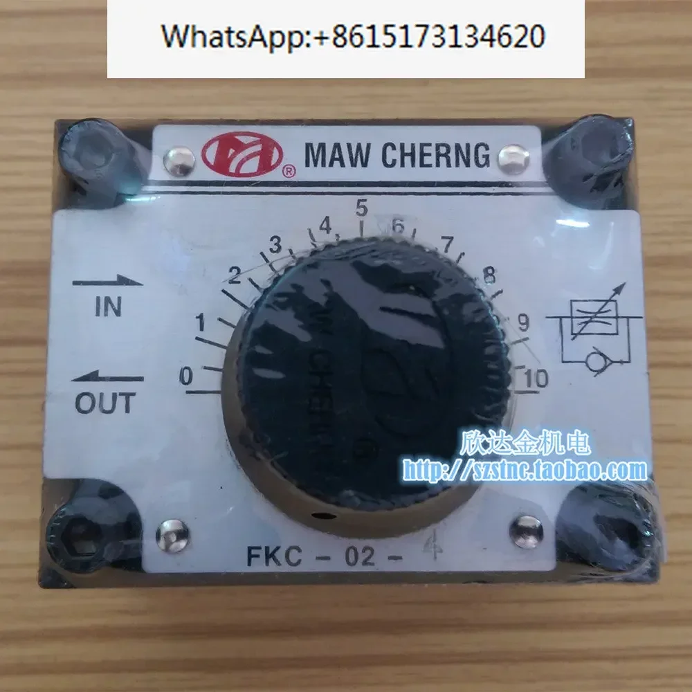 FKC-02-4 Flow Control Valve L Maocheng MAW CHERNG Throttling Speed Control Sawing Machine Oil Valve R C