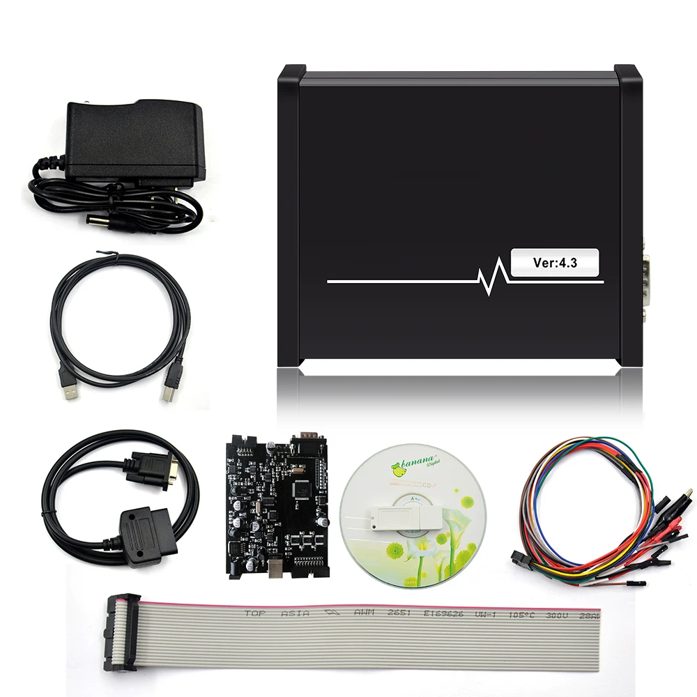 2024 PIASINI V4.3 Master Real 9241A Chip ECU Programmer Serial Suite Piasini Engineering 4.3 JTAG-BDM- K-line-L-line-RS232- CAN