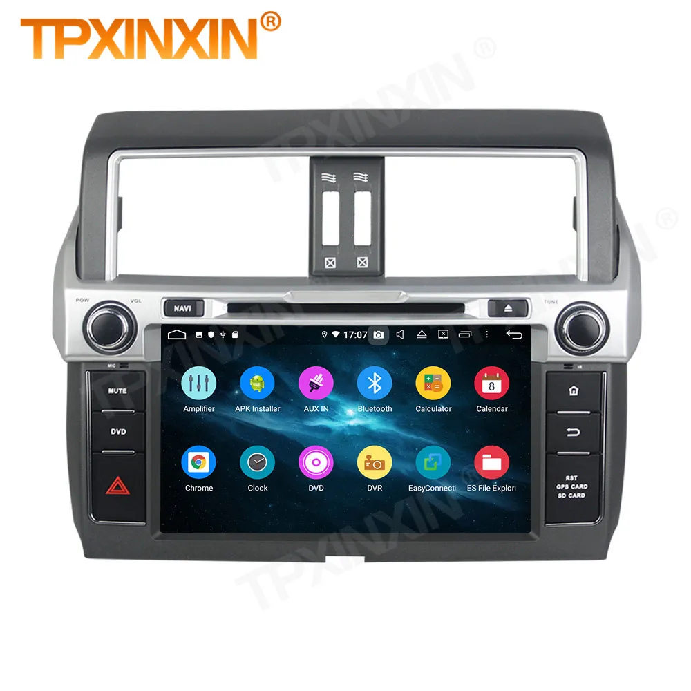 Autostereo 2 Din Android GPS Navi Automotive Multimedia For Toyota Prado 2018 2019 Radio Coche With Bluetooth Carplay Head Unit