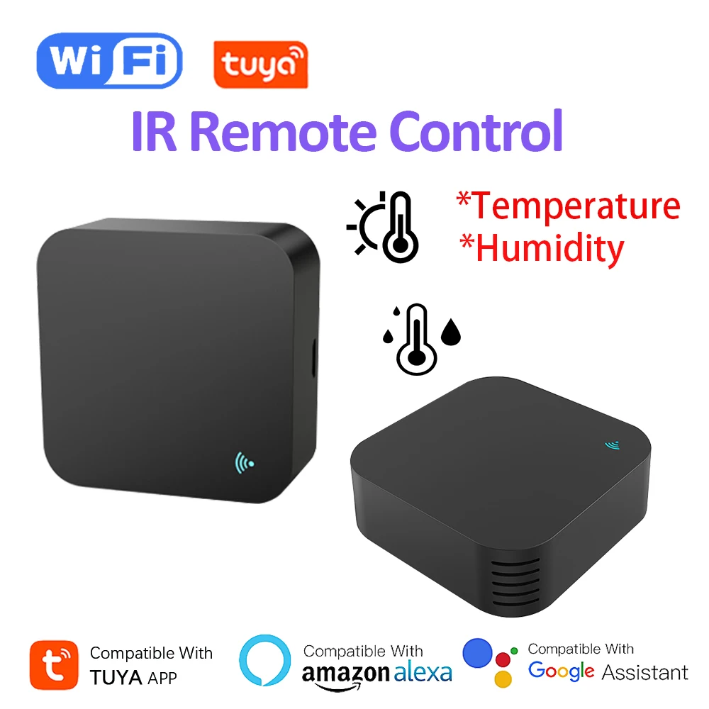 Tuya WiFi IR Remote Control Universal For TV Box Air Conditioner Fan APP Timing Infrared Controller Works With Alexa Google Home