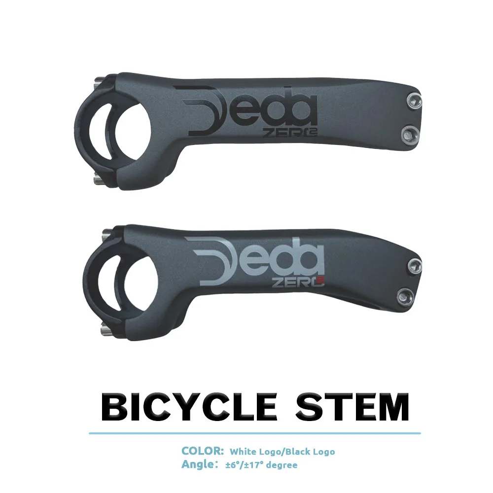 AliExpress NONE New JEDA Black/White Logo 6°/17° Angle Bike Stem 31.8 * 70-130mm MTB Road Bicycle Stem T1000 Full Carbon Bicycle Parts