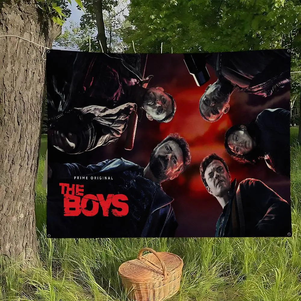 Beliebte Superhelden-Serie T-The B-Boys Hochwertige Bannerdrucke im Künstlerischen Atmosphären-Stil Campingflagge