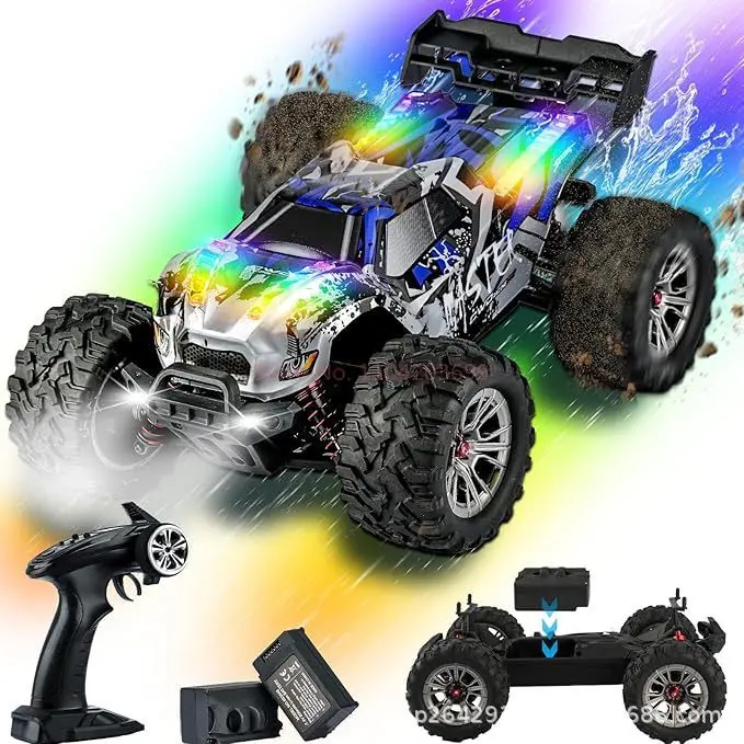 ขายร้อน 1:16 สัดส่วนเต็มสี่ล้อไดรฟ์รีโมทคอนโทรลความเร็วสูง Off-Road Racing รถไฟ Ipx6 กันน้ํา Leve