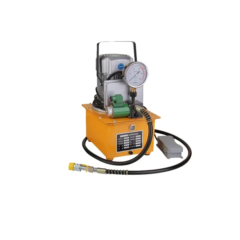 Manual dual circuit oil pump, small and lightweight pressure pump, foot stepping electromagnetic valve, ultra-high pressure