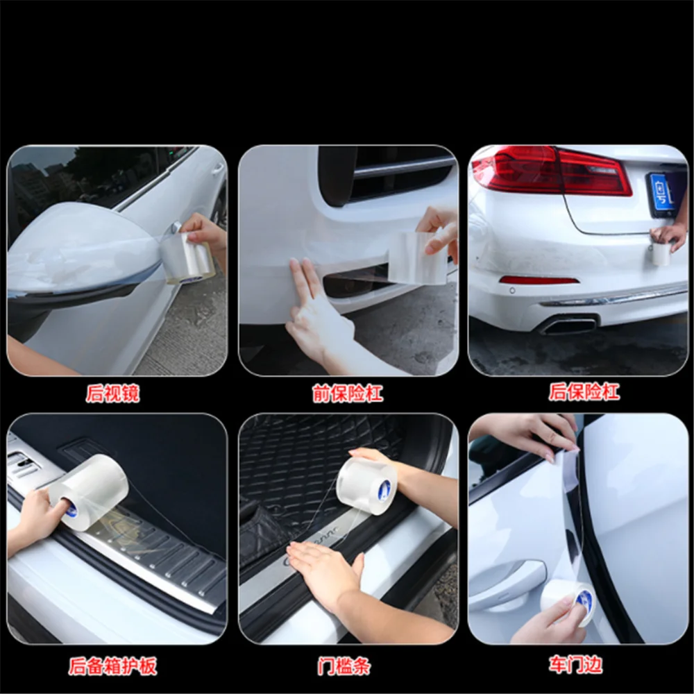 Car door sill bumper sticker for Citroen DS-series C-Quatre C-Triomphe Picasso C1 C2 C3 C4 C4L C5 Xsara Cactus Elysee