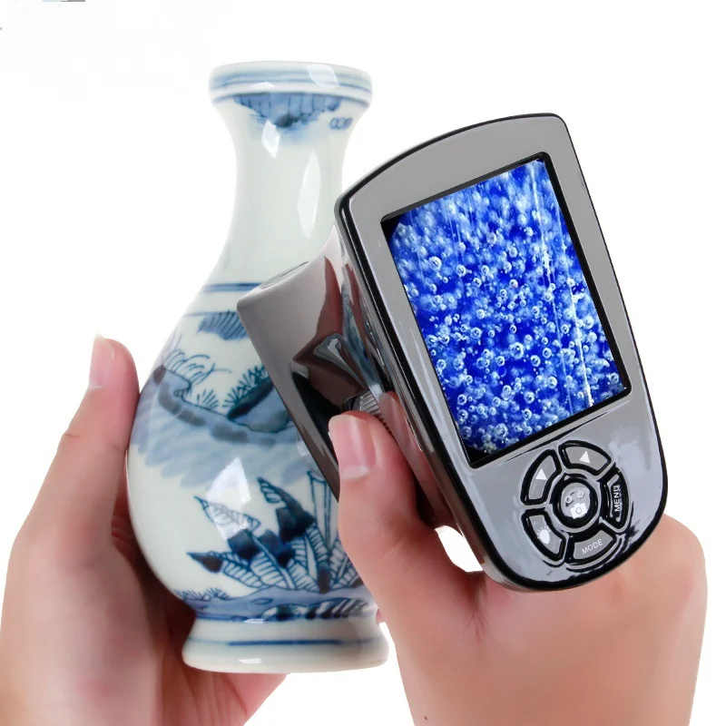 Digital Led Magnifying Glass - 500 Times with Light Magnifying Glass Portable Microscope Video Camera