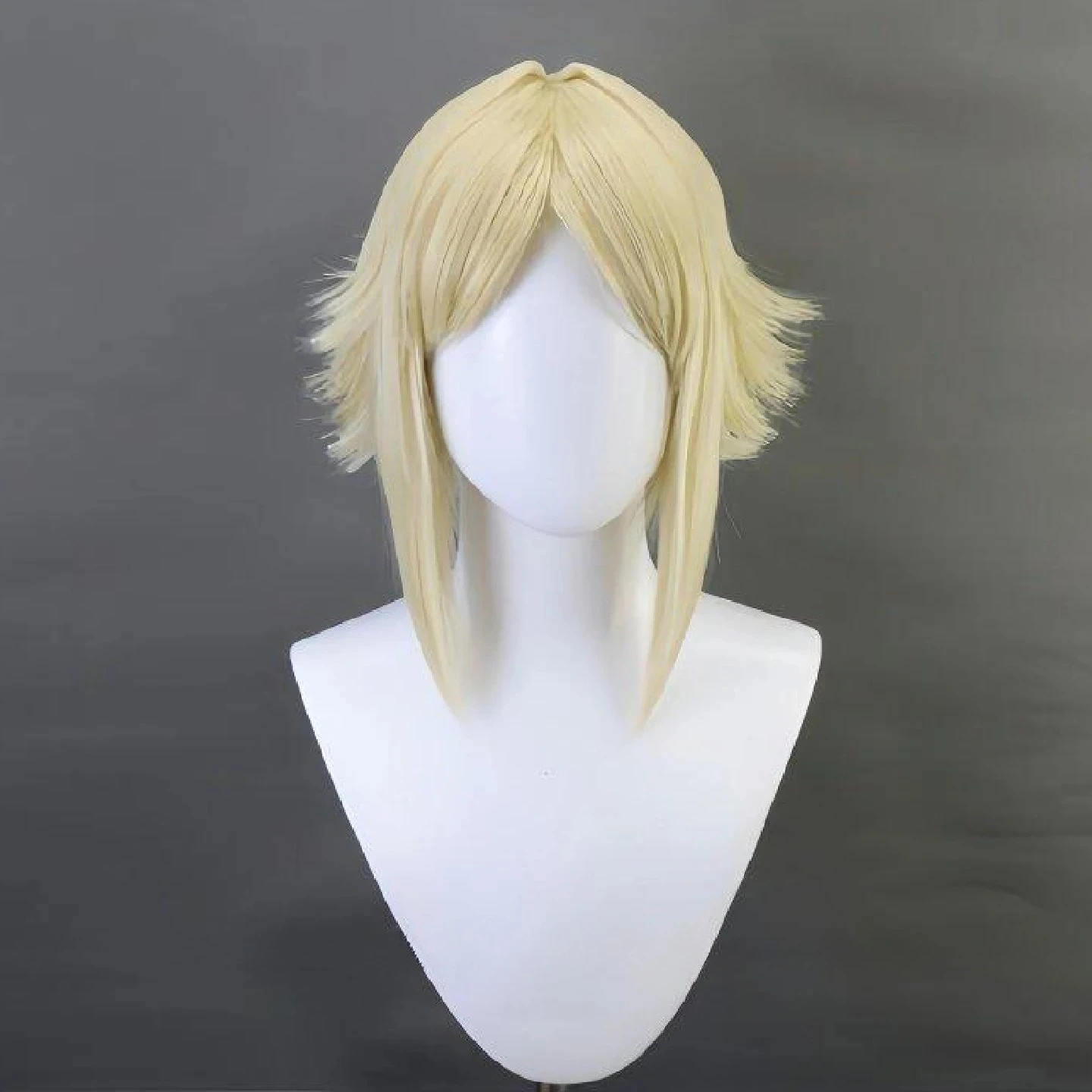 Gachiakuta Character Eishia Stilza Cosplay Light Blonde Heat-Resistant Synthetic Fiber Wig for Parties and Conventions