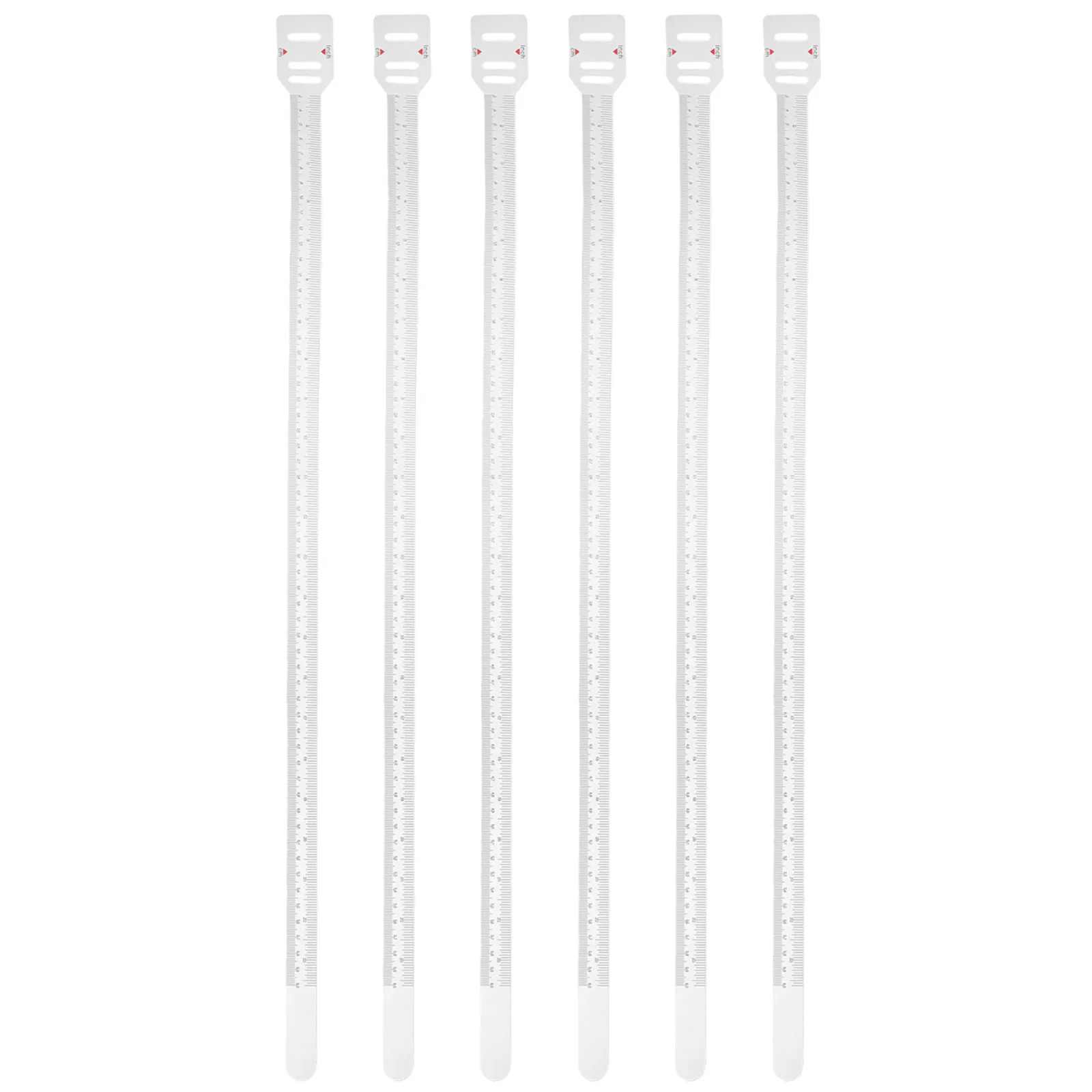 6Pcs Infant Head Circumference Measuring Tape Soft Flexible Plastic Accurate Measurement for Pediatric Growth Recording Arm