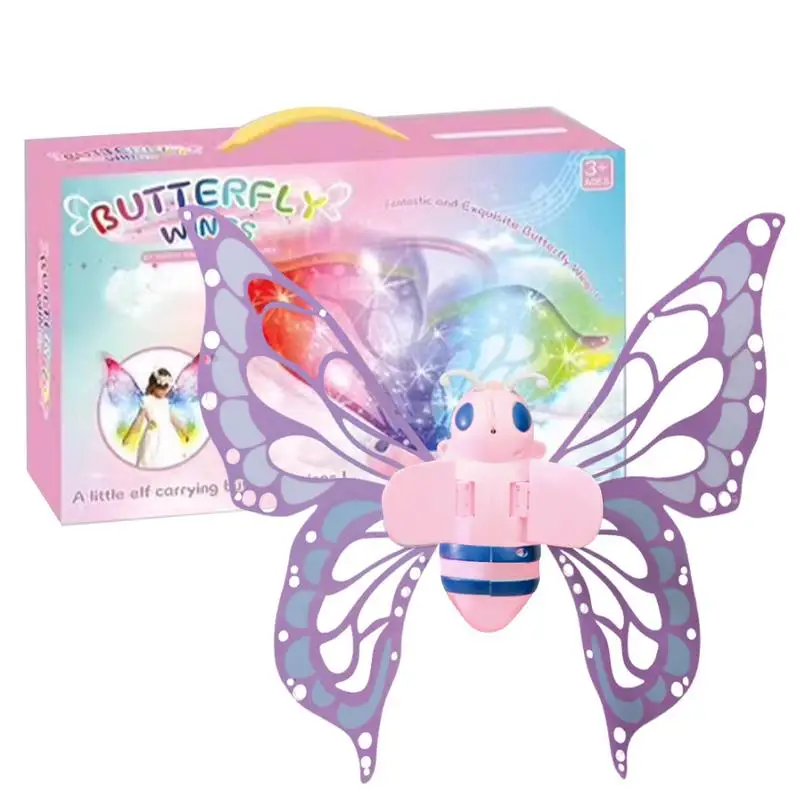 

Lighted Electric Butterfly Wings Glowing Fairy Wings With Led String Lights Dress Up Props Costume For Children