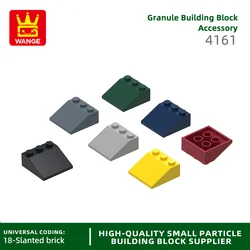 Wange 50Pcs/Lot 4161 Slope 25 3x3 Building Blocks Moc Construction Accessories Compatible With Bricks Children Toys Gift Box