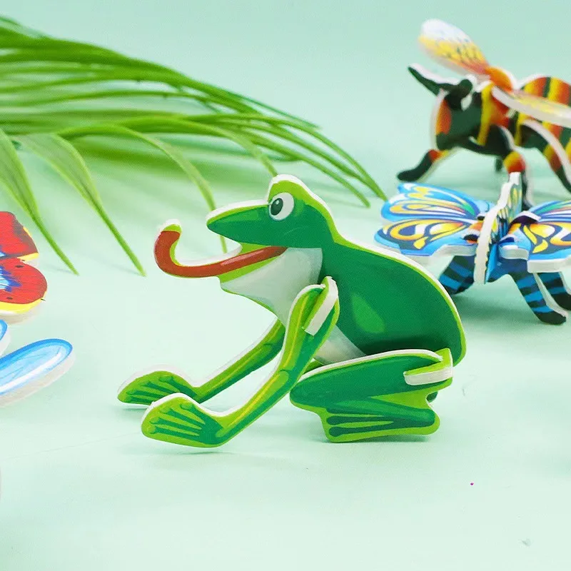Educational 3D Animal Puzzle for Kids - usage example
