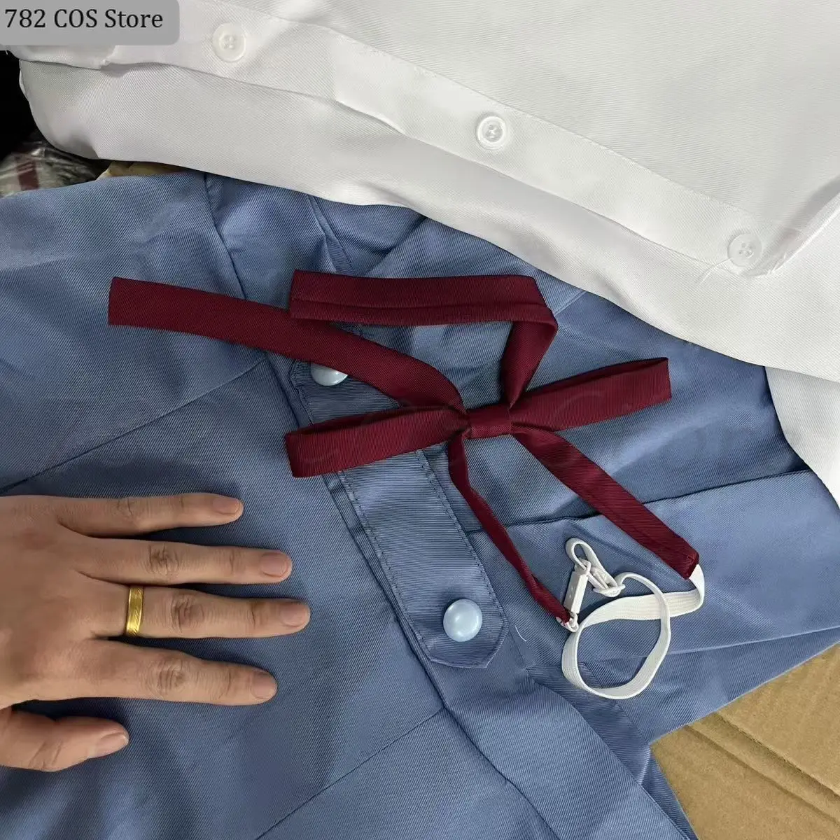 فستان Ayanami Rei التأثيري مع جوارب Asuka Langley Sohryu زي مدرسي Ayanami Rei ملابس أنيمي Comic Con Asuka Cosplay