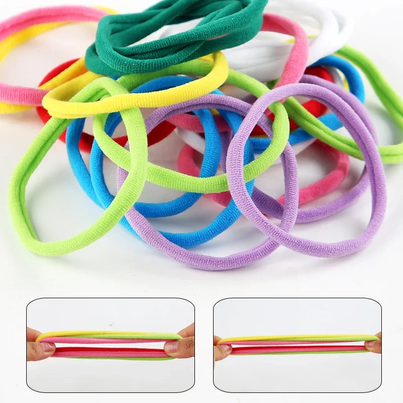 Elastyczne plecione pętle do rękodzieła, elastyczne sznurki do robienia zabawek DIY, elastyczne tkane sznurki do robienia sztuk sztuki, elastyczne taśmy do szycia dla dzieci, prezent na urodziny.