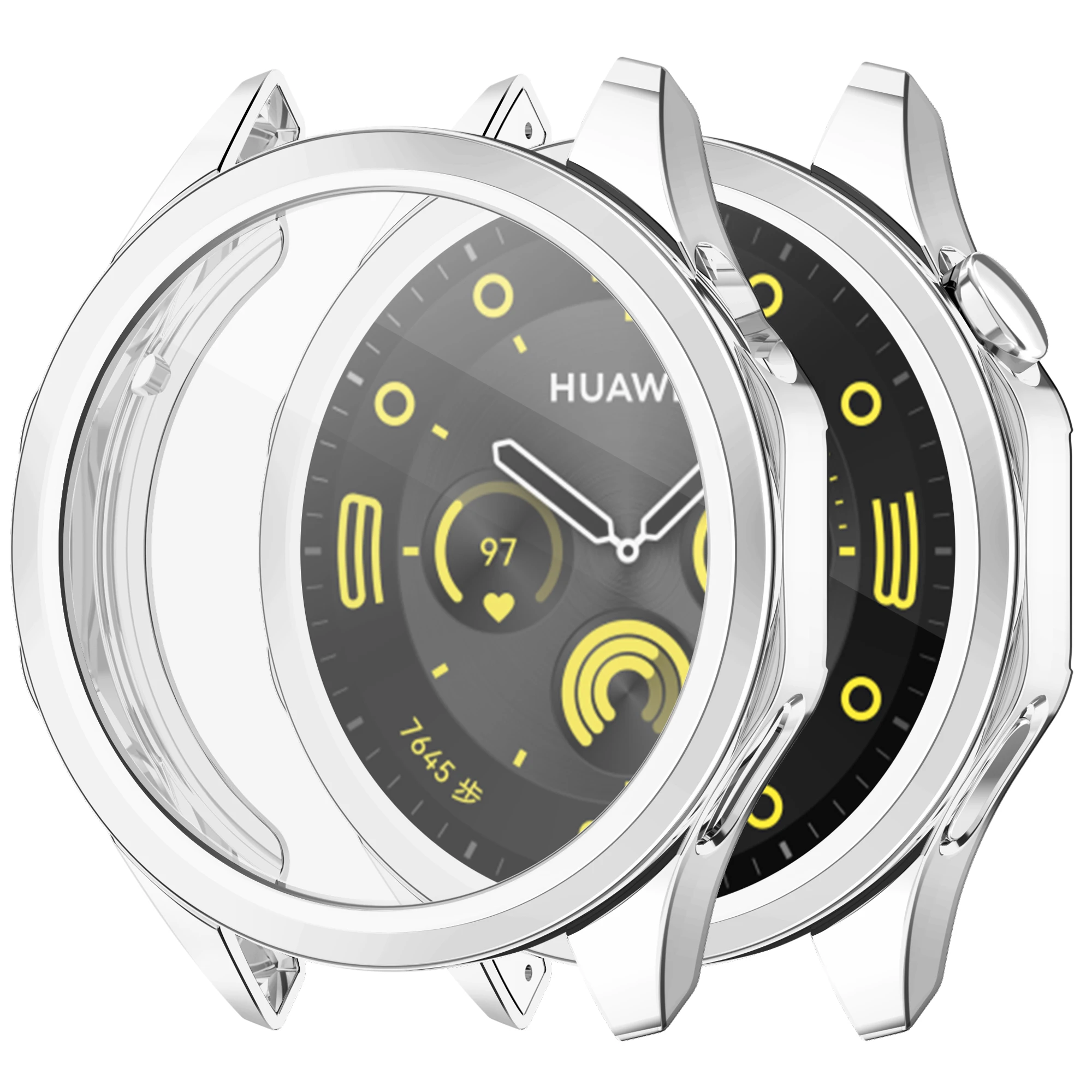 TPU Transparent Full Protective Case For Huawei Watch GT 4 41mm 46mm Smart Screen Protector Cover Shockproof Ultra-Thin Shell