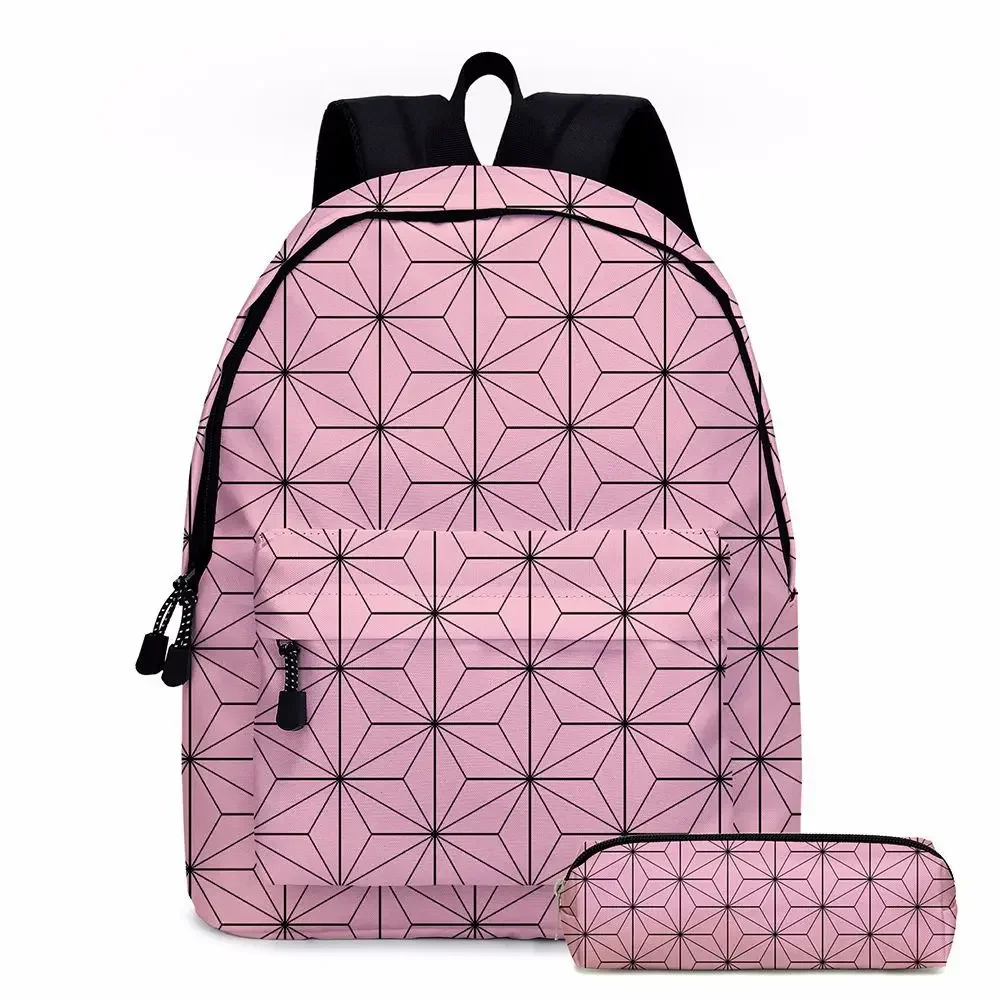 Kimetsu No Yaiba Anime Schoolbag, Cosplay Mochila, Nezuko, Tanjirou, Bolsa de Lona, Presentes para Meninos e Meninas