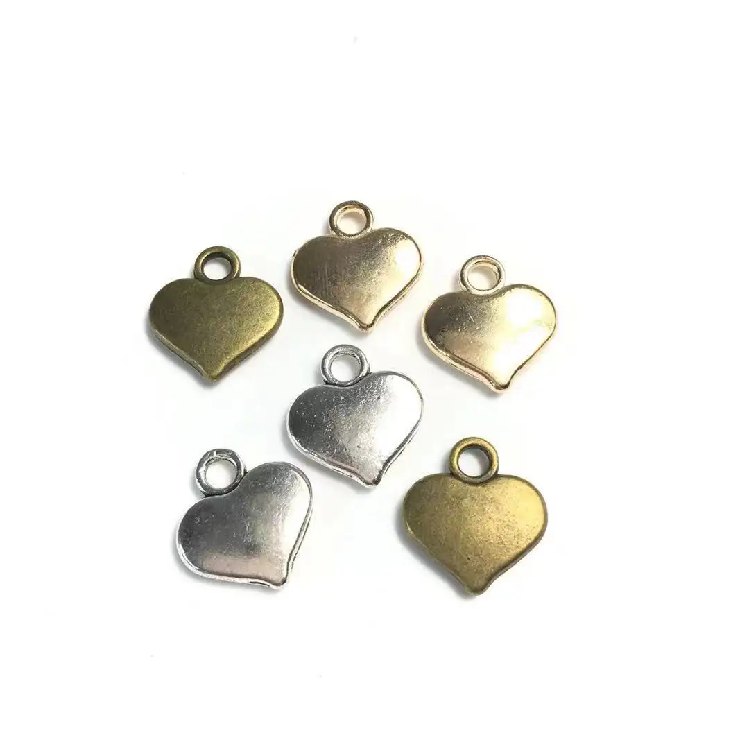 

20 Pcs 16x15mm Romantic Love Heart Charms Fit DIY Necklace Earring Bracelet Anklet Jewelry Makings