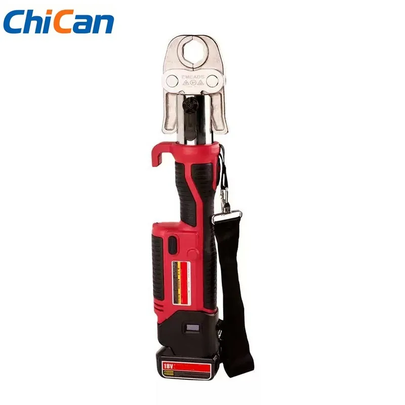 

【Hot】GE-1550 Hydraulic Press Pipe Electric Tool With 5000mAh Battery Crimping Tool Pipe Crimping Pliers 350°Rotation With OLED S