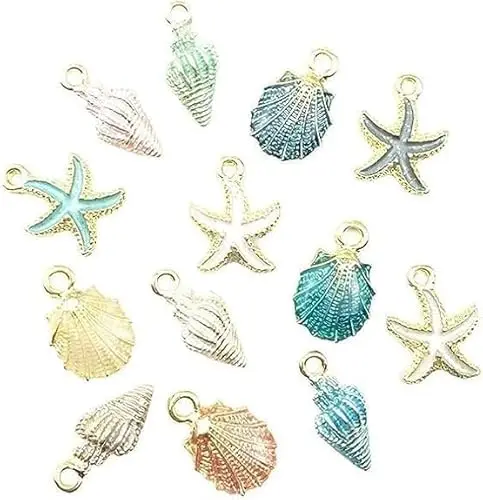 

Pcs Starfish Conch Sea Shell Pendants Mixed Random DIY Charms Sea Necklace Pendant for Women Jewelry Creative Jewelry Making Han
